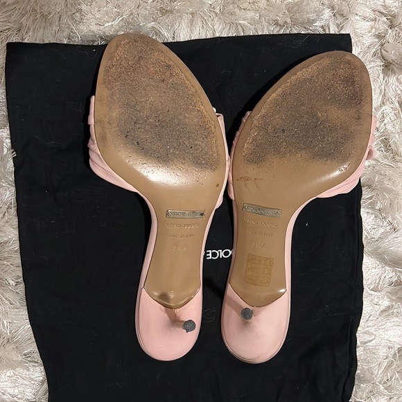 DOLCE $ GABBANA pink bow heels - Picture 5 of 5